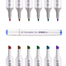 TOUCHNEW T6 marqueur de croquis 168 couleur pour les enfants artistes surligneur dessin