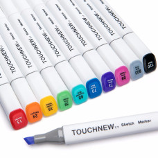 TOUCHNEW T7 60 couleur marqueur de croquis à base d'alcool pour dessin animation manga